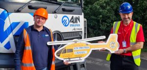 Air ambulance receives £10k boost from AJN