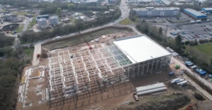 Construction of new Parvalux HQ motors on with 1,200 tonnes of AJN steel