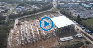 Parvalux Electric Motors timelapse video from drone point of view